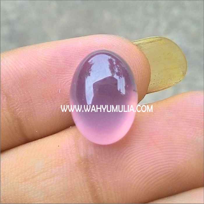 Batu Lavender Ungu Kristal (kode:235) - Wahyu Mulia
