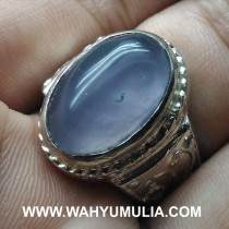  Batu  Cincin Akik Biru langit anggur Spirtus Asli Kode 591 