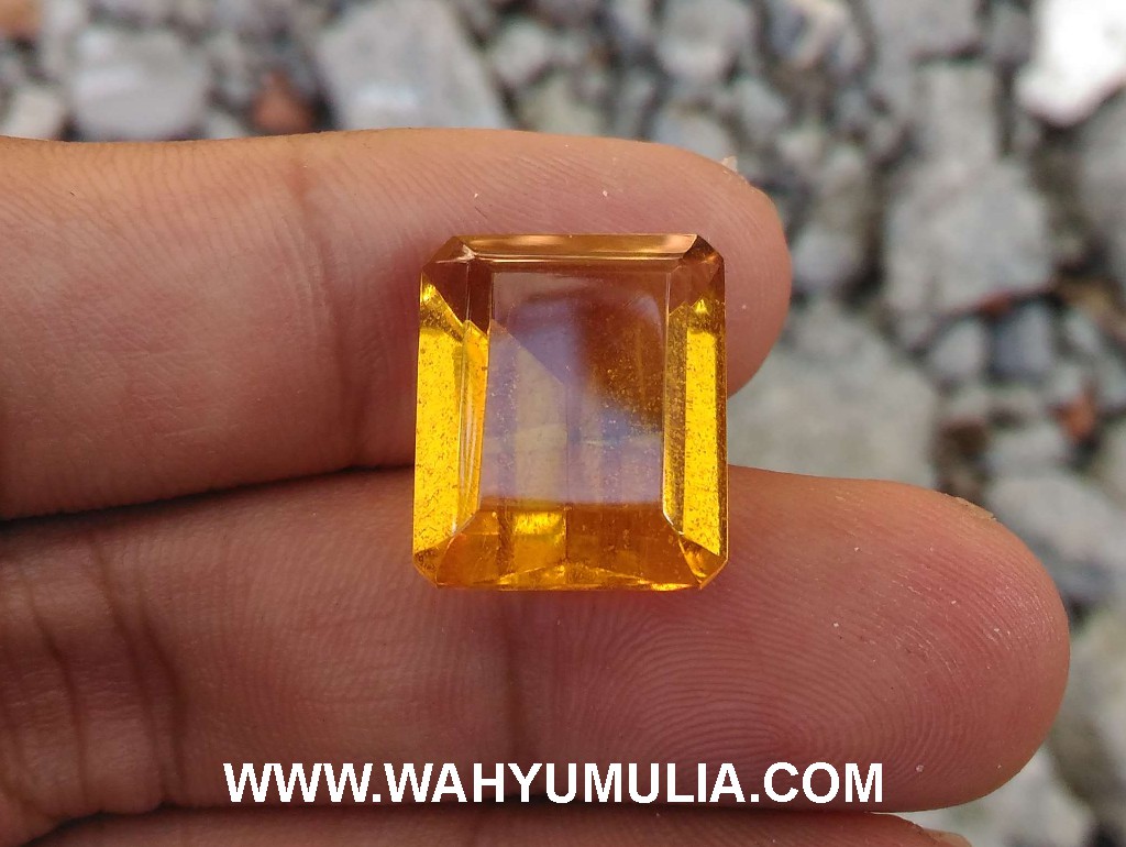 Batu Obsidian Kuning Menyala Asli(kode:418) - Wahyu Mulia