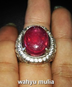 Batu cincin ruby merah kristal madagaskar dijual (1)