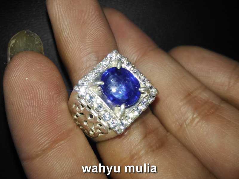 Batu Cincin Blue Safir Asli (kode:691) - Wahyu Mulia