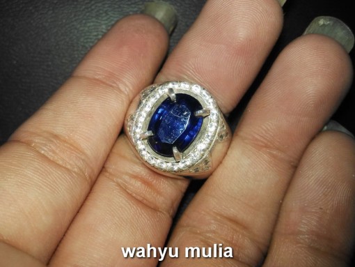 batu cincin blue safir australu kyanite