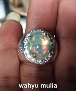 batu cincin permata kalimaya dire opal banten asli