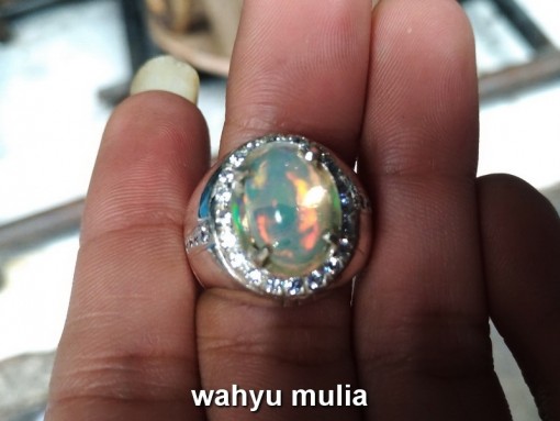 batu cincin permata kalimaya dire opal banten asli