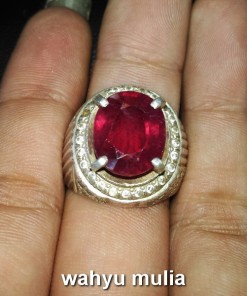 batu cincin ruby merah afrika burma srilangka bagus dijual