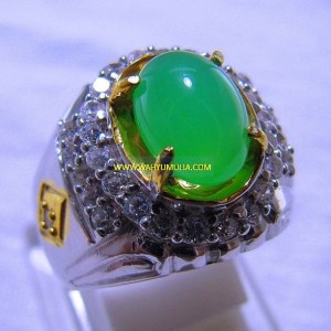 gambar model cincin pria batu giok jade