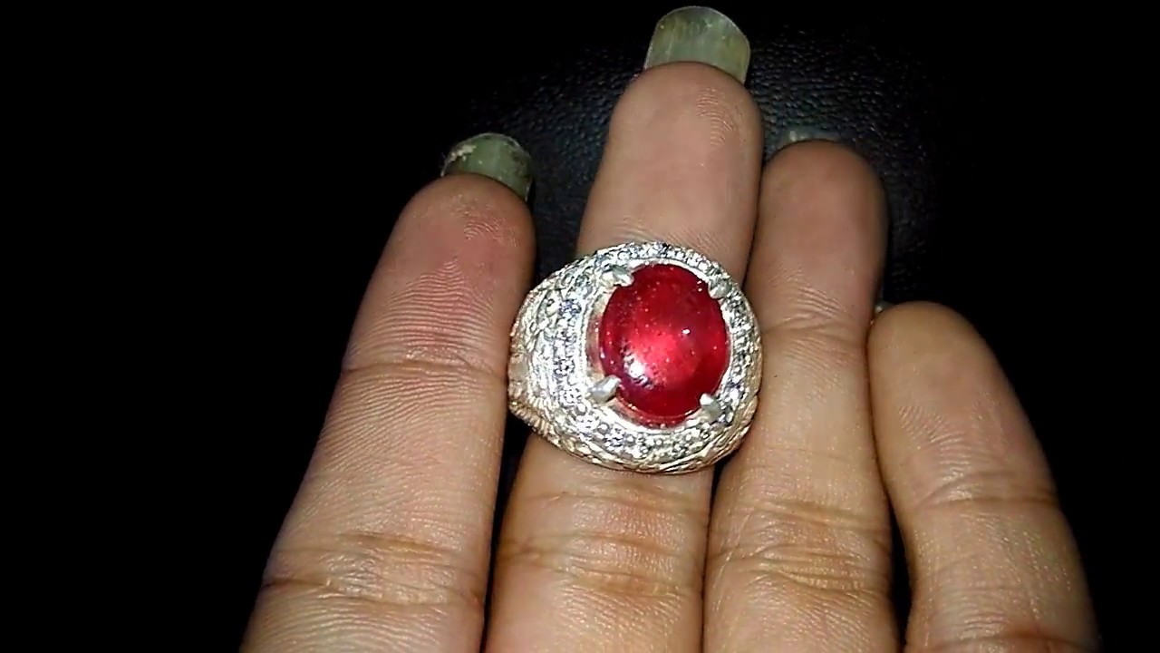 Batu Cincin Mirah Delima Ruby Asli (kode:687) - Wahyu Mulia