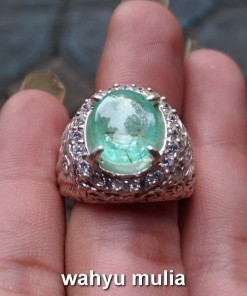 batu cincin zamrud asli dijual