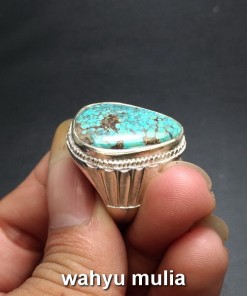 khasiat batu cincin phirus turqoise biru