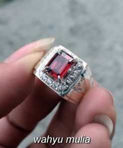 foto batu cincin merah garnet terbaik