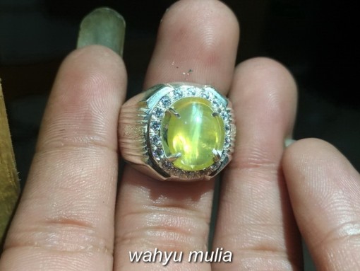 foto batu yellow opal alexandrite cryssoberyl cat eye