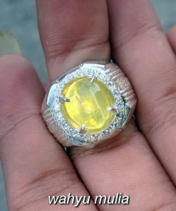 jual batu akik mata kucing yellow opal yang bagus