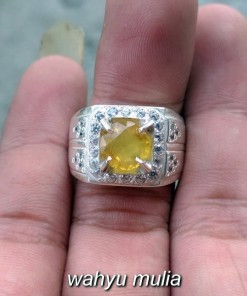 jual batu cincin yellow safir yakut asli
