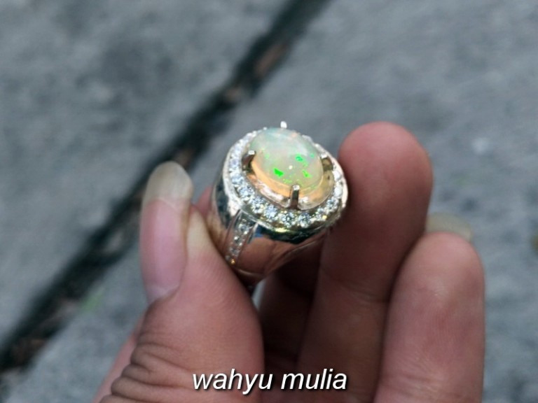 Batu Cincin Kalimaya Kembang Jarong Asli Kode797 Wahyu Mulia 1134