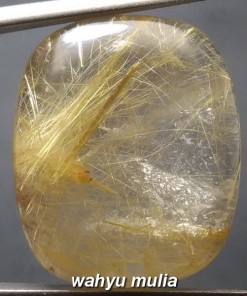batu kecubung rambut emas asli big size