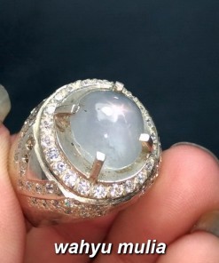 ciri batu white star sapphire ceylon asli dan palsu