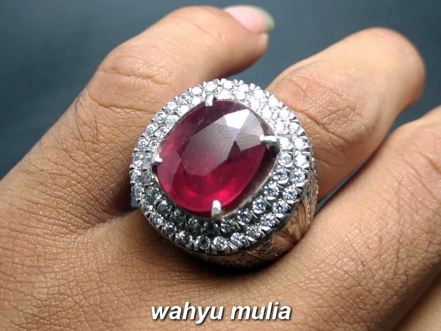 Batu merah delima ruby asli (kode:807) - Wahyu Mulia
