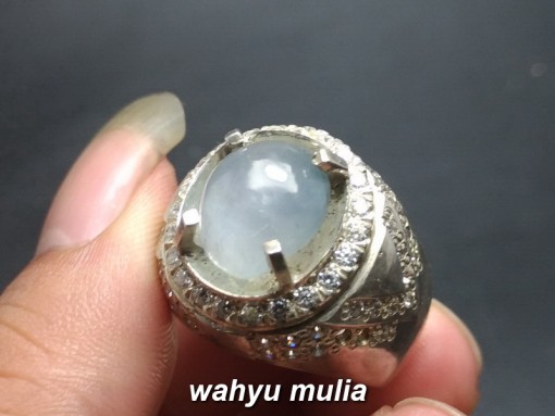 harga batu white star sapphire natural ceylon srilangka yang asli