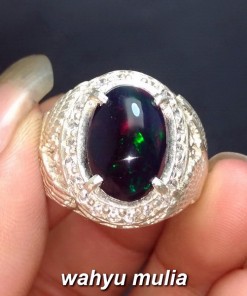 jual batu black opal asli