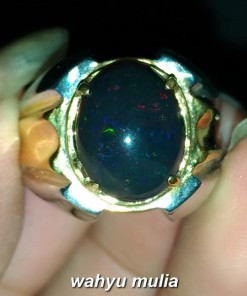 jual batu cincin black opal banten asli harga murah
