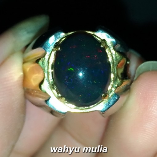jual batu cincin black opal banten asli harga murah
