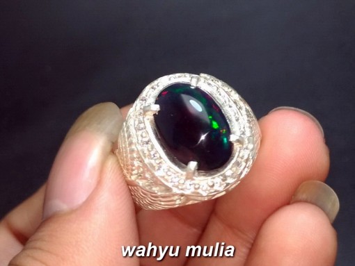 jual batu cincin black opal yang bagus