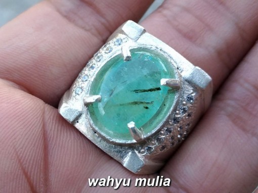 jual batu cincin emerald beryl colombia harga murah