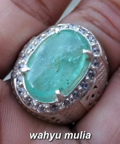 jual batu cincin emerald beryl zamrud jumbo yang bagus