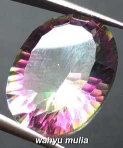 jual batu mystic quartz asli ber sertifikat