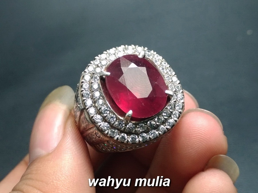 Batu merah delima ruby asli (kode:807) - Wahyu Mulia