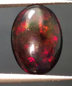 gambar batu black opal jarong merah asli kalimaya hitam banten afrika