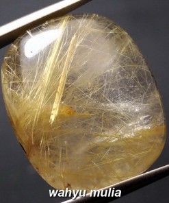 khasiat batu mustika kecubung rambut emas asli