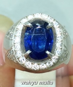 batu cincin permata blue safir australi natural kyanite asli bagus harga murah_4