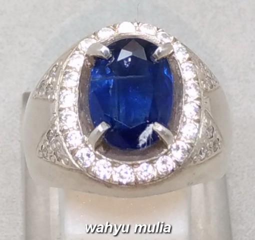 batu cincin permata blue safir australi natural kyanite asli bagus harga murah_5