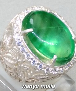 batu cincin permata natural green fluorite asli bagus harga murah_2