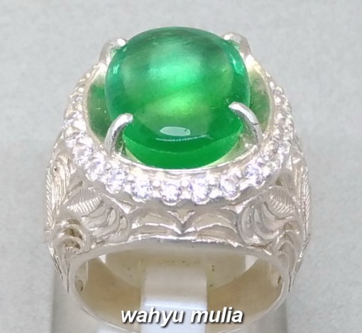 batu cincin permata natural green fluorite asli bagus harga murah_3