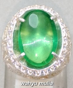batu cincin permata natural green fluorite asli bagus harga murah_4