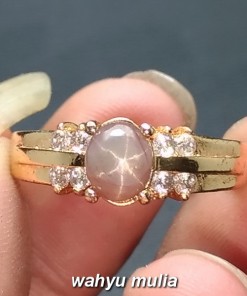 cincin batu pink star safir cewek asli_6