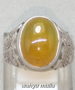 gambar Batu cincin yakut safir kuning asli yang bagus