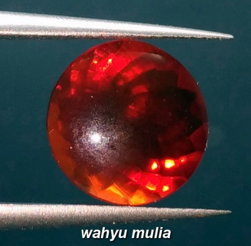 jual batu cincin red fire opal wonogiri warna merah asli bersertifikat
