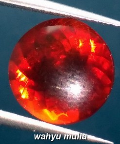 khasiat batu red fire opal wonogiri warna merah asli ampuh