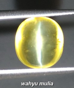 Batu Mata Kucing Kuning madu Asli Opal rasa Chryssoberyl_2