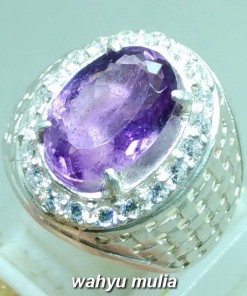 batu cincin kecubung ungu ametis yang bagus asli_1