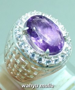 batu cincin kecubung ungu ametis yang bagus asli_2