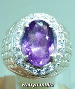 batu cincin kecubung ungu ametis yang bagus asli_4
