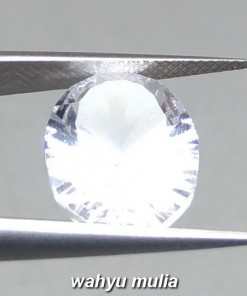 batu permata kristal colorless quartz kecubung air es kinyang bening_3