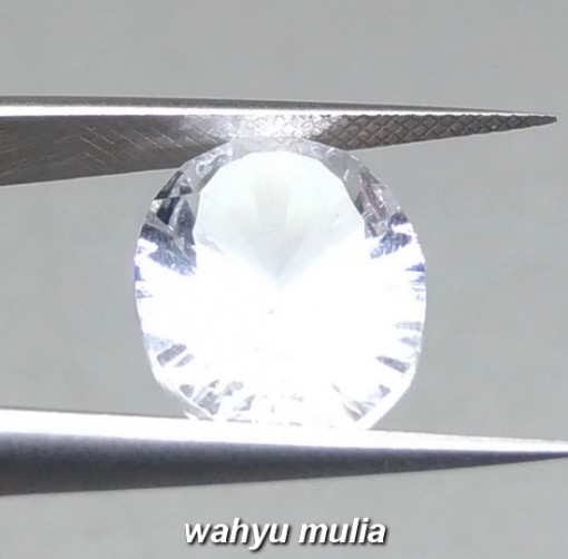 batu permata kristal colorless quartz kecubung air es kinyang bening_3