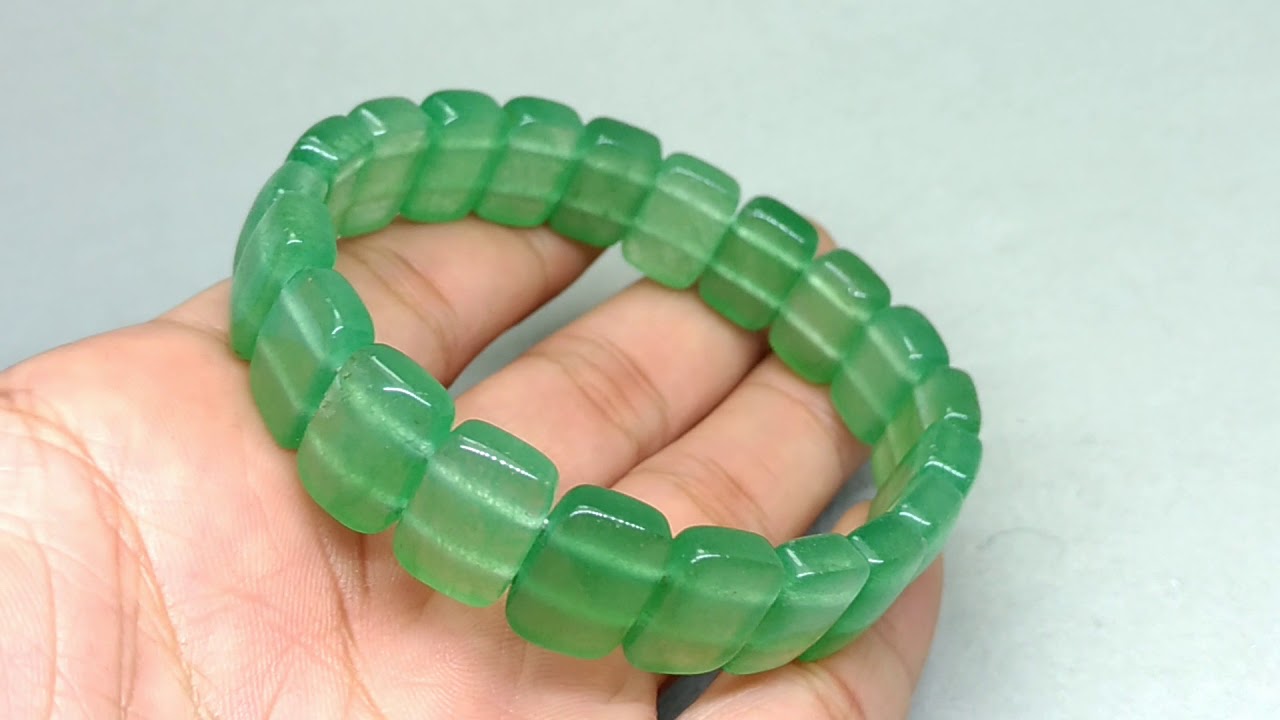 Gelang Batu Aventurine Hijau Asli (Kode 956) - Wahyu Mulia