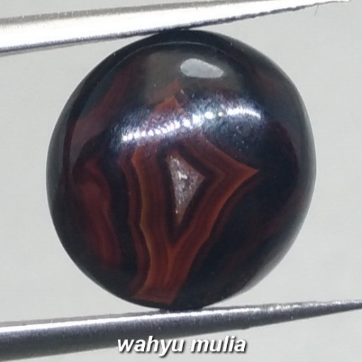 Batu Akik Sulaiman Combong Wulung hitam Asli natural ber khasiat ampuh_1