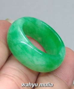 Cincin Batu Giok Jadeit jade hijau asli bagus cina birma myanmar_2